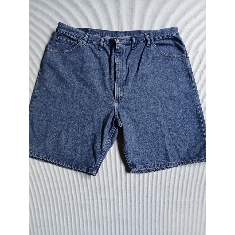 Wrangler Mens Relaxed Fit Denim Shorts Blue 606W1MS Size 46
